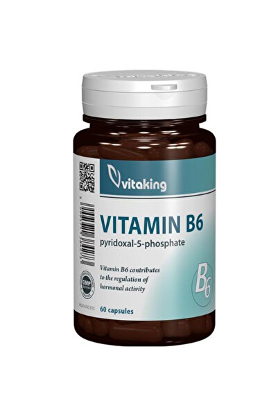 Vitaking Витамин B6 - Vitaking, 60 капсули
