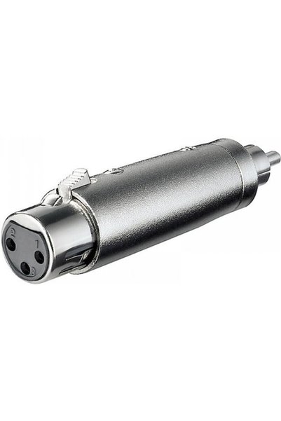 Pairdeer Μετατροπέας RCA αρσενικό σε XLR θηλυκό Ασημί 1 τεμάχιο 02.009.0002