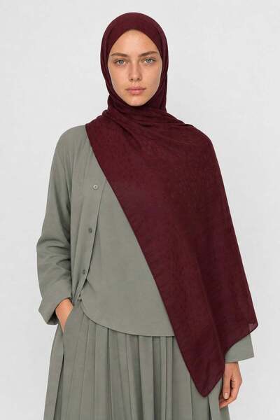 Mooncorn Pulse Pattern Ayrobin Jacquard Shawl