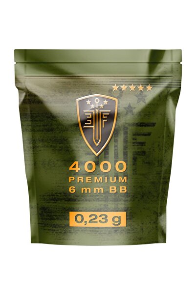 ELITE FORCE Bile airsoft Premium, BB 6 mm, 0.23 g, plastic, albe, 4000 bile