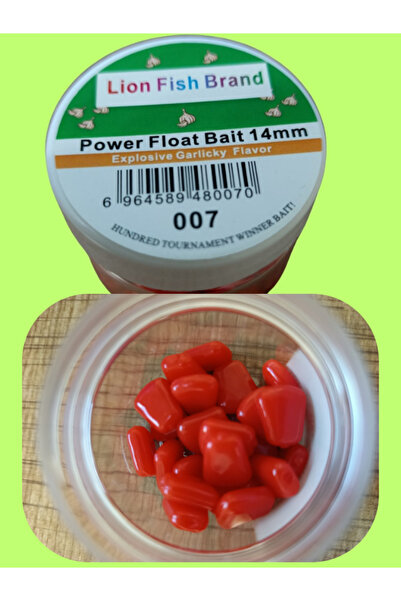 25 Adet Brand Power Float Bait 14 mm Yoğun Sarımsak Aromalı Yüzen Yem