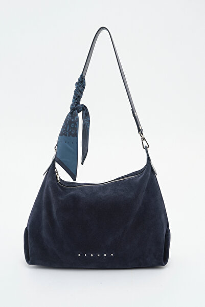 Sisley حقيبة كتف نسائية باللون الأزرق الداكن SLY513