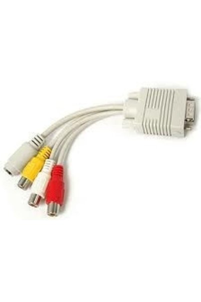OEM Μετατροπέας VGA Αρσενικό σε RCA / S-Video Θηλυκό 1 Τεμάχιο