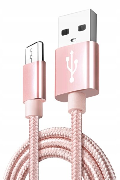 Koanni Cablu de încărcare rapidă Micro USB KB1_PINK GOLD