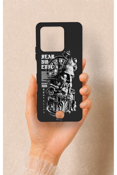 Vip Case حافظة سيليكون متوافقة مع Reeder S71 بنمط Fear No Evil