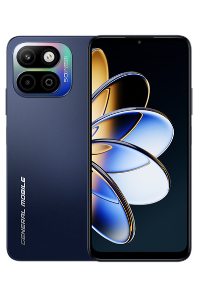 General Mobile GM 26 One 5G Gece Mavisi 18 GB Ram (6+12) 128 GB Hafıza