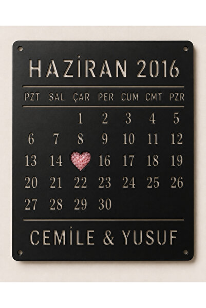 Şifa Taşı Atölyesi Cemile Altuntaş Kişiye Özel Evlilik Yıldönümü Hediyesi Met...