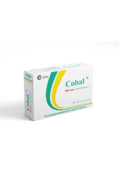 COBAL فيتامين ب12 بتركيز 500 ميكروغرام - 30 قرص