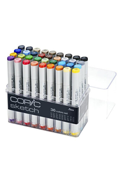 Copic Sketch Marker Kalem Seti 36’lı Temel Renkler