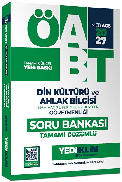 Yediiklim Yayınları 2027 MEB AGS ÖABT Din Kültürü Ve Ahlak Bilgisi Öğretmenli...