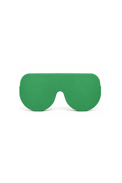 Toz Vintage Husă pentru ochelari din silicon verde, pliabilă, subțire, portab...