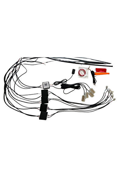 DORA LED 12V ARAÇ İÇİN PİXEL AMBİYANS LED SET APP KONTROL 18PARÇA LEDLİ