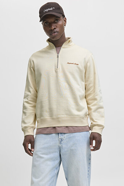 Jack & Jones Jack Jones Norrebro Zippered Collar Relax Fit Men's Sweatshirt 1...