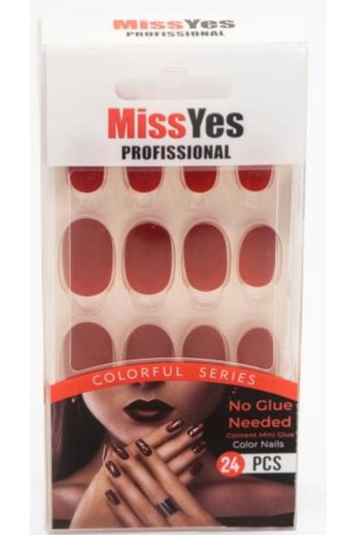 MissYes أظافر صناعية من ماركة Miss Yes موديل SH 02 - لإطلالة أنيقة وطبيعية
