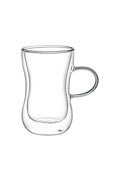 Leggno Vetro Çift Cidarlı Çay Bardağı 2'li 150 ml