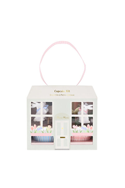 Meri Meri Easter Cottage Cupcake Kit - 24 Pieces