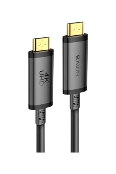 Bavin HDMI-25 High Speed HDMI Cable 4K Ultra HD 3D Gold Plated Port - 3 Meter