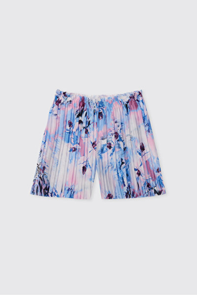 Panço Baby Girl Blue Shorts
