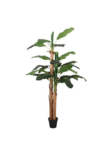 vidaxl Arbore artificial de bananier, 18 frunze, 150 cm, verde