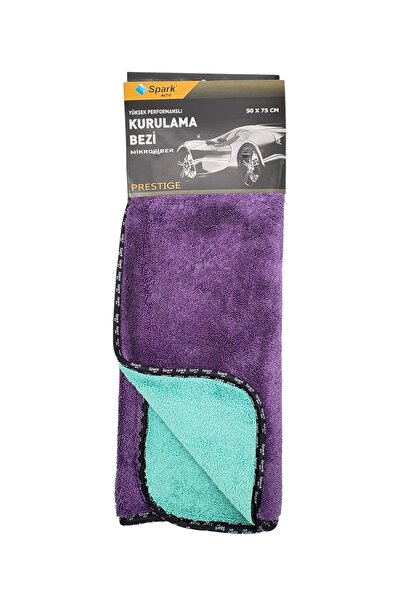 Spark M2318 Mikrofiber Kurulama Bezi 50x75 cm Dengeli Boyut ve Yüksek Emiş Ka...