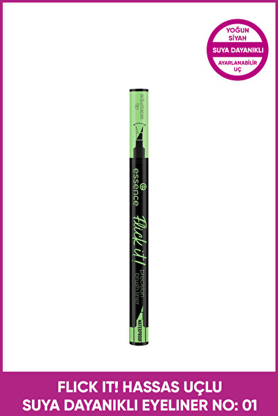 Essence Flick It! Hassas Uçlu Suya Dayanıklı Eyeliner No: 01