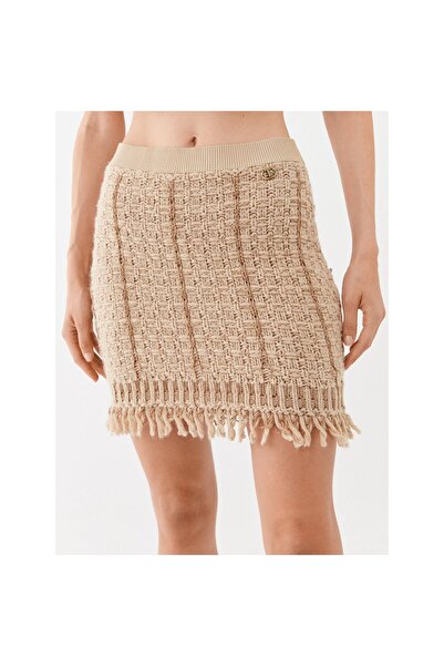 TWINSET Fustă mini de damă 232TP3631 Bej
