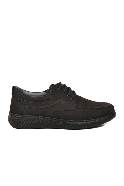 AYAKMOD Black Nubuck Men's Casual Shoes 1957-1 m