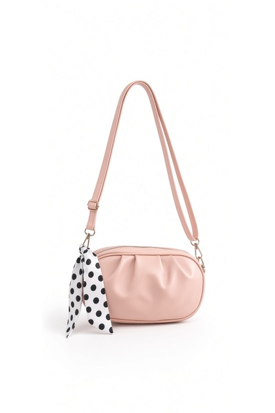 cantamella Powder Drawstring Women's Shoulder Bag - Faux Leather Daily Crossb...