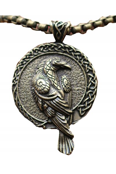 ITIMPORT Colier Viking CORB Huginn și Muninn NORDIC 136