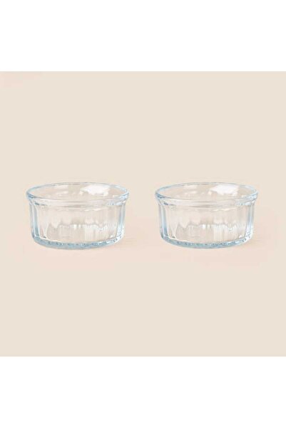 SIGMA GLASS 2'li Cam Fırın Kabı - Şeffaf - 10 cm