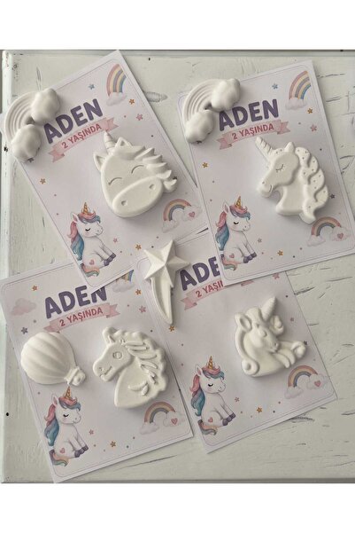 Genel Markalar Çocuklar İçin KİŞİLEŞTİRİLEBİLİR Unicorn Temalı Taş Boyama Set...