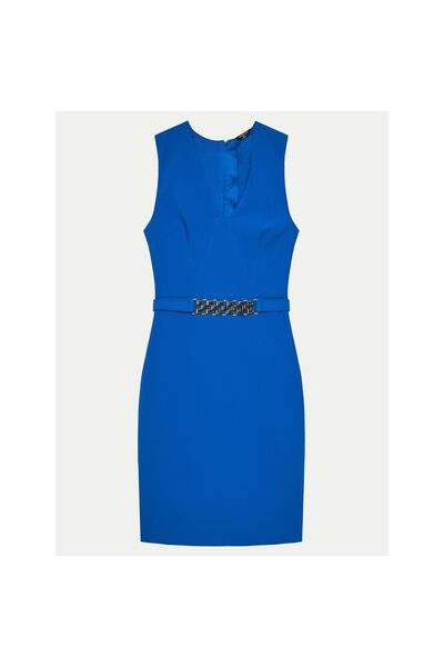 Guess Rochie de cocktail pentru femei 4GGK317070A Albastru închis