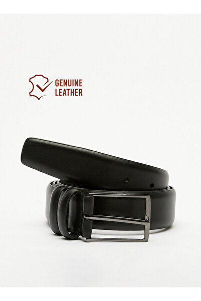 Duchini Solid Waist Belt with Pin Buckle Closure