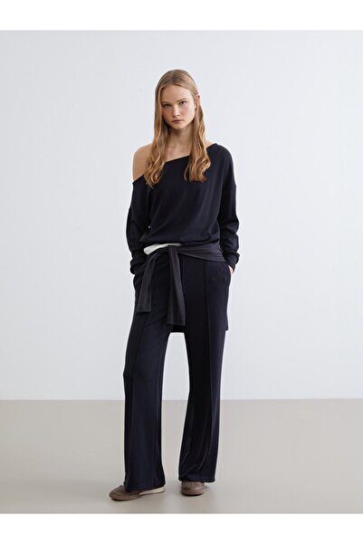 LC Waikiki Women's Wide Leg Sweatpants with Elastic Waist