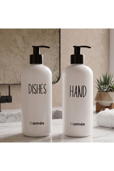 Homea Hands Dishes Sabunluk Beyaz Renk – Şık ve Modern Mutfak & Banyo Sabunlu...