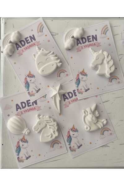Genel Markalar Çocuklar İçin KİŞİLEŞTİRİLEBİLİR Unicorn Temalı Taş Boyama Set...