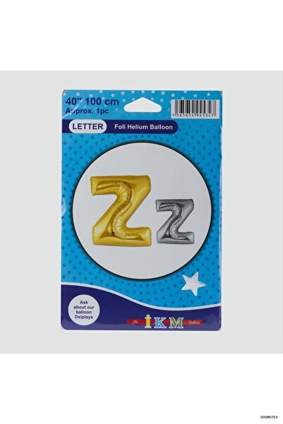 ZERO LAND Csmo-Tex Yellow Colored 40X100 Letter Foil (140229) Balloon Z