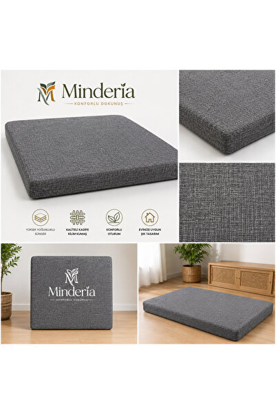 MİNDERİA DEİSİNG MİNDERİA 50x50x5 cm süngerli sandalye Minder