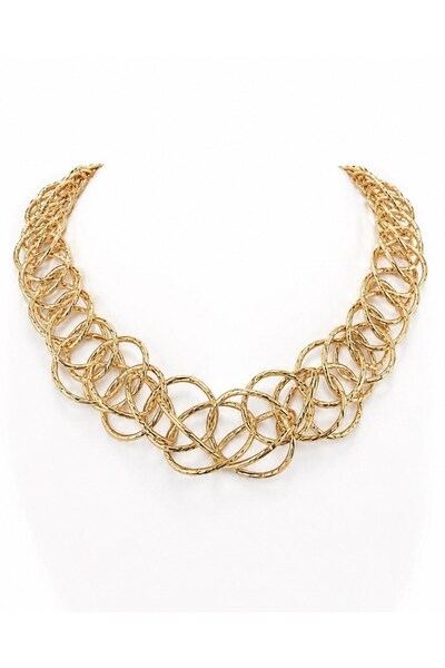 neslyaccessories Bijou Necklaces - Multicolor - Zircon
