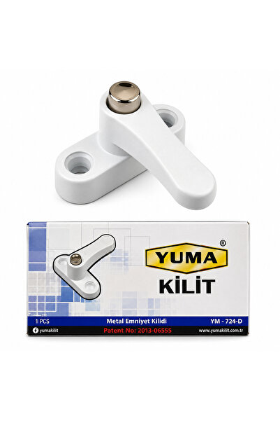 Genel Markalar YUMA YM-724D Güvenlik Emniyet Mandalı Düğmeli (Pimli) Beyaz – ...