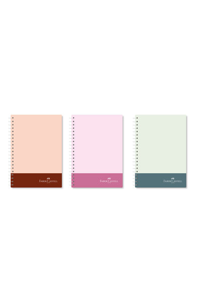 Faber Castell Faber-Castell BiColor PP Kapak 80 Yaprak Çizgili Defter 000521