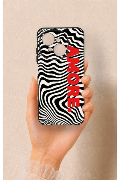 Vip Case Tecno Spark Go1 Compatible Zebra Amore Patterned Silicone Case