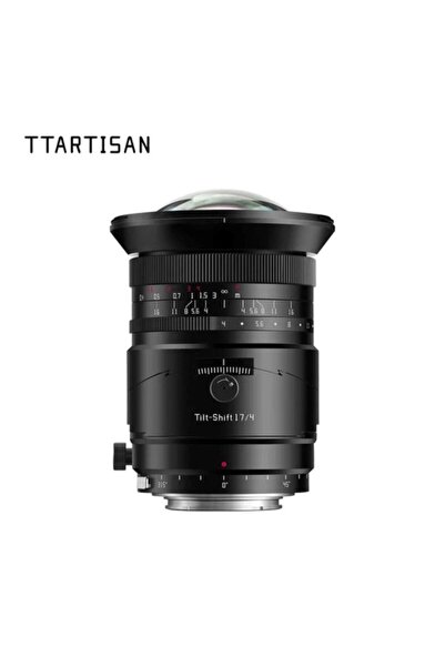 TTArtisan Tilt-Shift 17mm F4 ASPH. Lens (Sony E, Siyah)