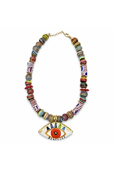 neslyaccessories Bijou Necklaces - Multicolor - Zircon