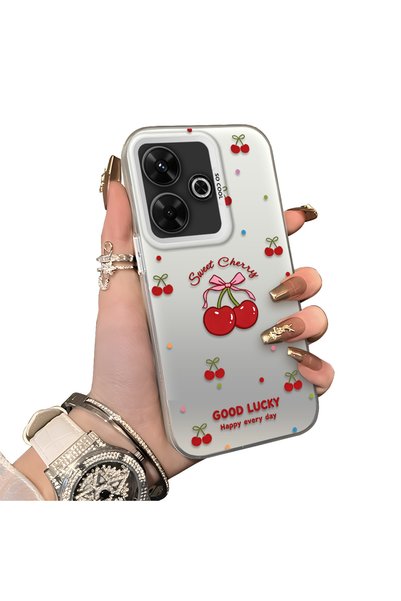 ucuc Xiaomi Redmi 13/13X Compatible Hard Acrylic Back Silicone Edge Lens Prot...