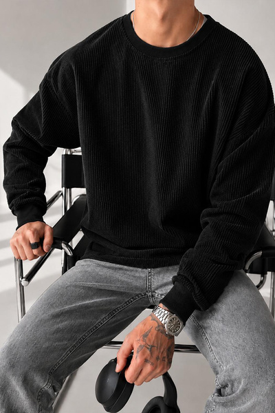 North London Men's Corduroy Sweatshirt