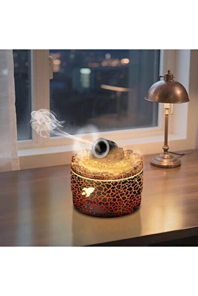 OTHEO Aromatherapy Oil Diffuser with Creative Volcano Tower Design and Colore...