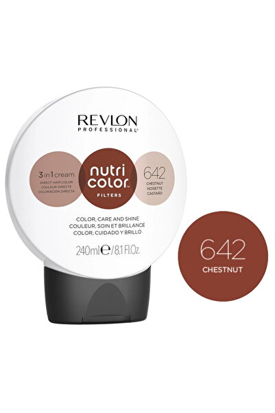 Revlon , Nutri Color Filters, Toner cremă pentru vopsirea părului, 642 Castan...