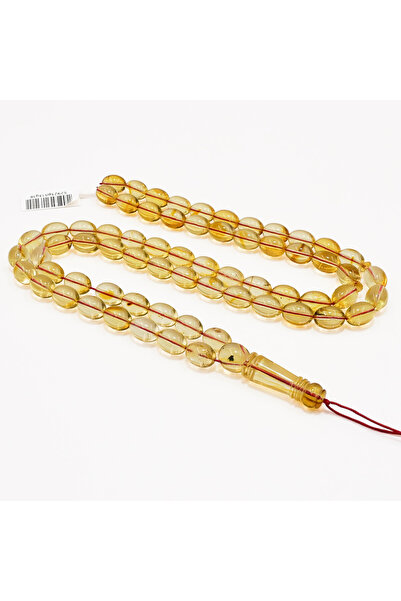 Generic Brand Clear Baltic Amber Rosary with Inclusions – 66 Beads 8/10.5mm O...