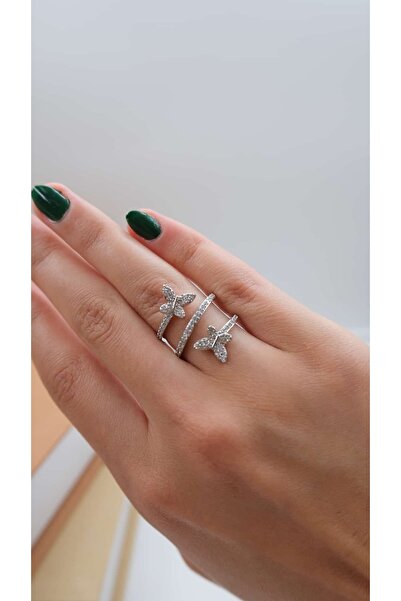 Jerie Butterfly Design Spiral Ring